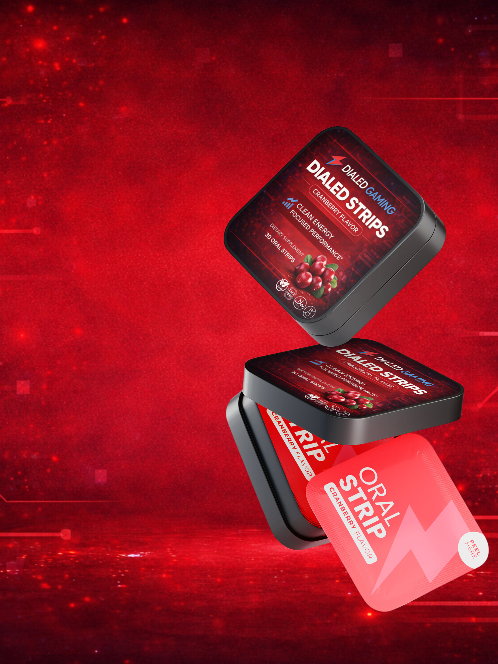 Dialed Gaming | Energy Strips | Jitter Free Focus for Gamers